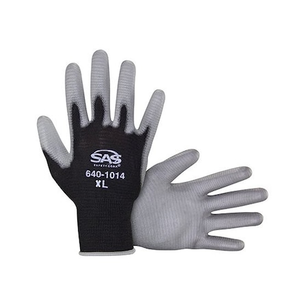 Sas Safety PawZ Polyurethane Coated Palm Gloves - Bulk - XL 640-1014
